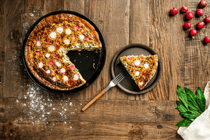 Frühlingswähe mit Bärlauch