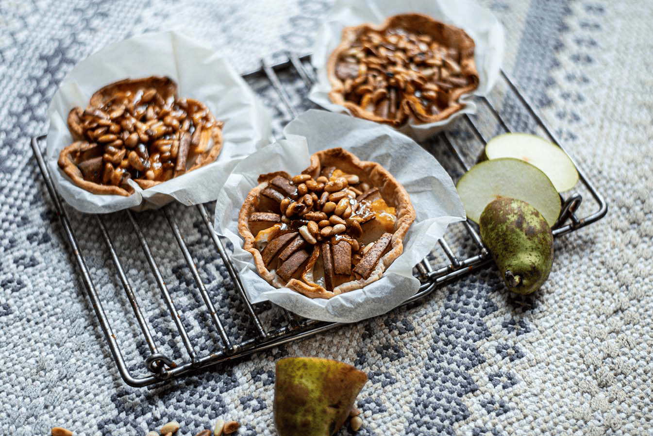 Birnen-Tartelettes mit Ziegenkäse