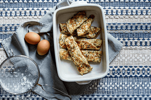 Käse-Blinis mit Dill