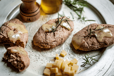 Dinkel-Käse Ciabattas